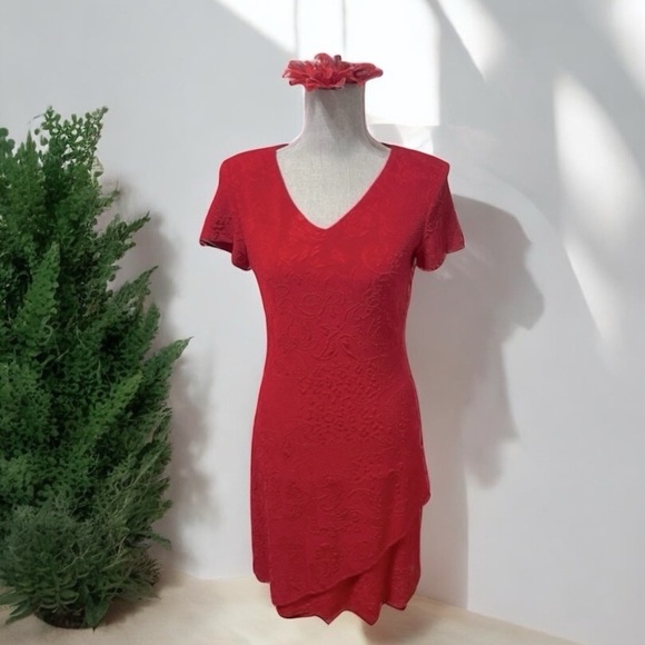 Studio Connection Women's Red Dress size 6 just in time for Valentine's Day ❤️ - Picture 1 of 11